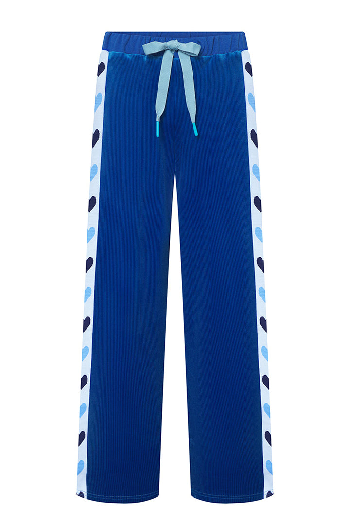 HUNKØN Svea Pants Sweatpants Blue Hearts