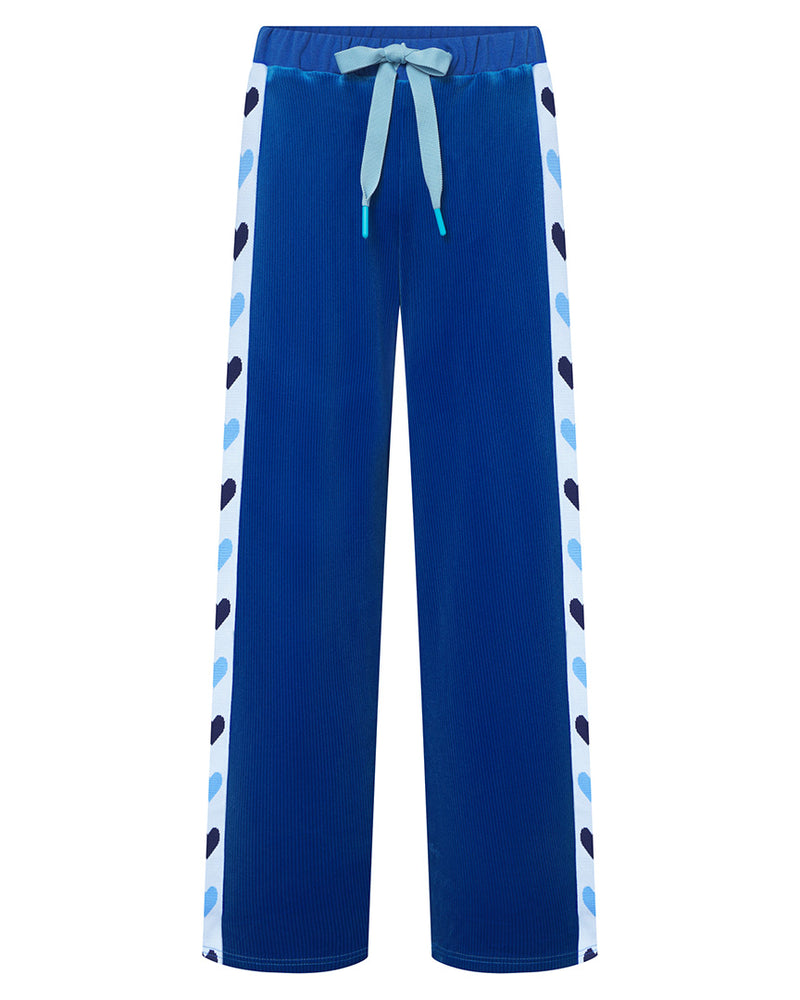 HUNKØN Svea Pants Sweatpants Blue Hearts