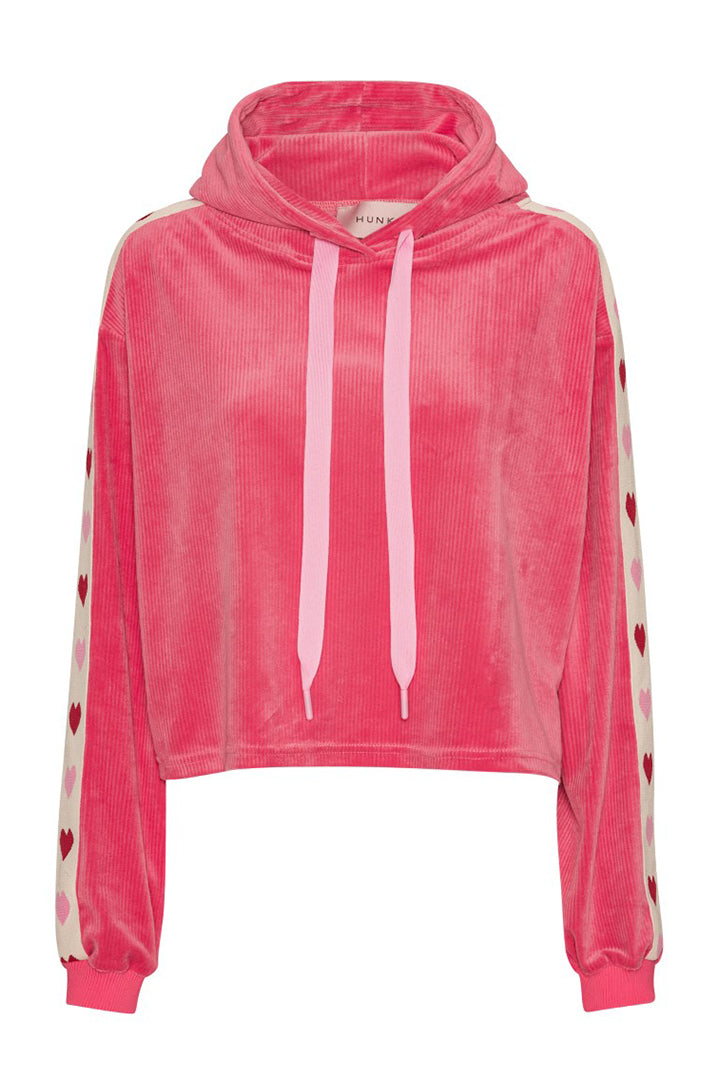 HUNKØN Svea Sweatshirt Sweatshirts Pink Hearts