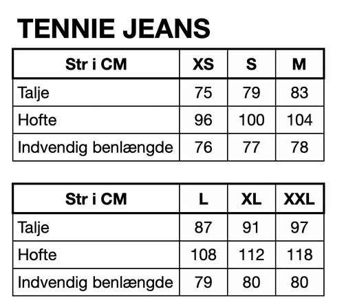 HUNKØN Tennie Jeans Bukser Light Denim