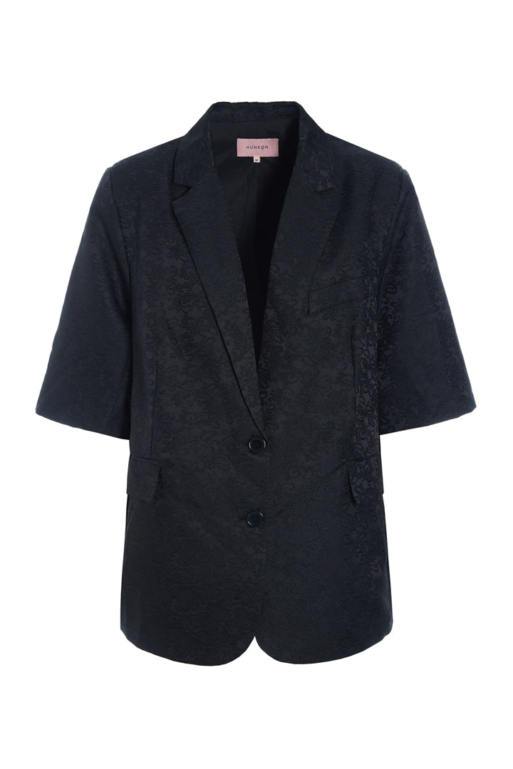 HUNKØN Thora Blazer Jakker Black