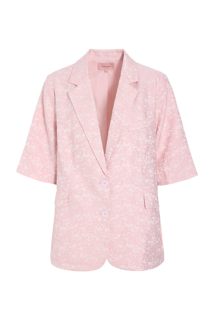 HUNKØN Thora Blazer Jakker Soft Pink
