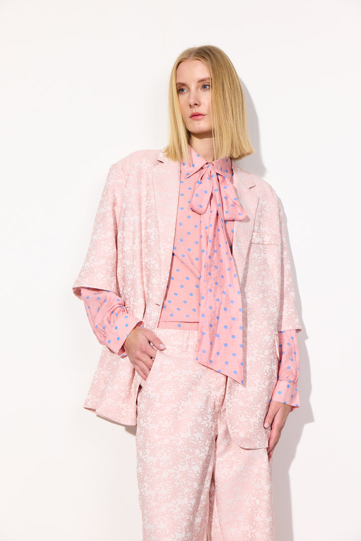 HUNKØN Thora Blazer Jakker Soft Pink