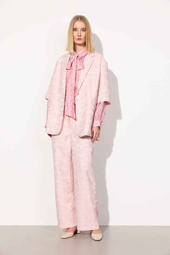 HUNKØN Thora Blazer Jakker Soft Pink