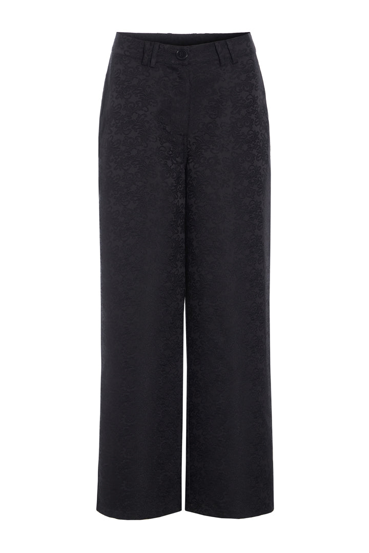 HUNKØN Thora Trousers Bukser Black