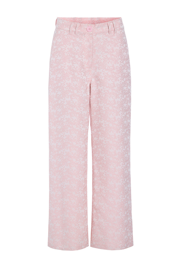 HUNKØN Thora Trousers Bukser Soft Pink