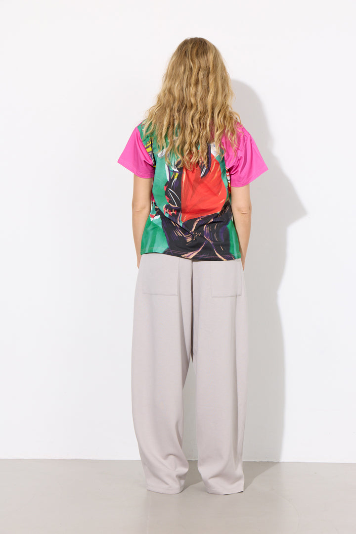 HUNKØN Tigra T-Shirt T-shirts Cocktails with Cats Art Print