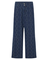 HUNKØN Trinity trousers Bukser Dark Denim