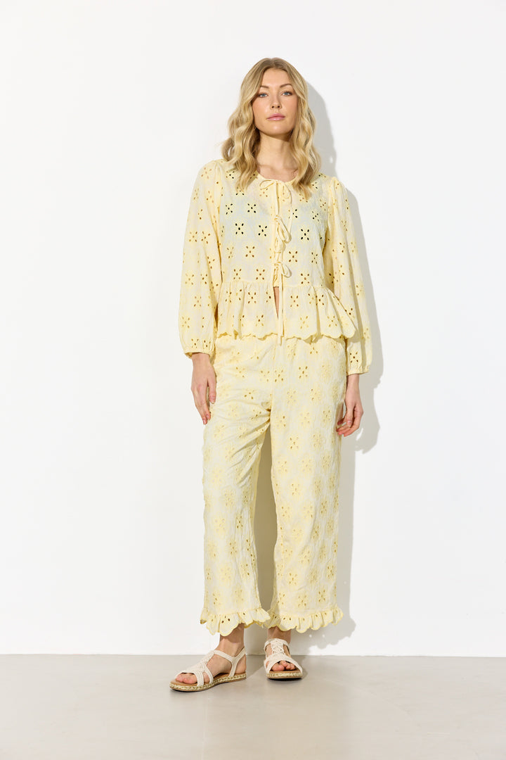 HUNKØN Vanya Shirt Skjorter Soft Yellow