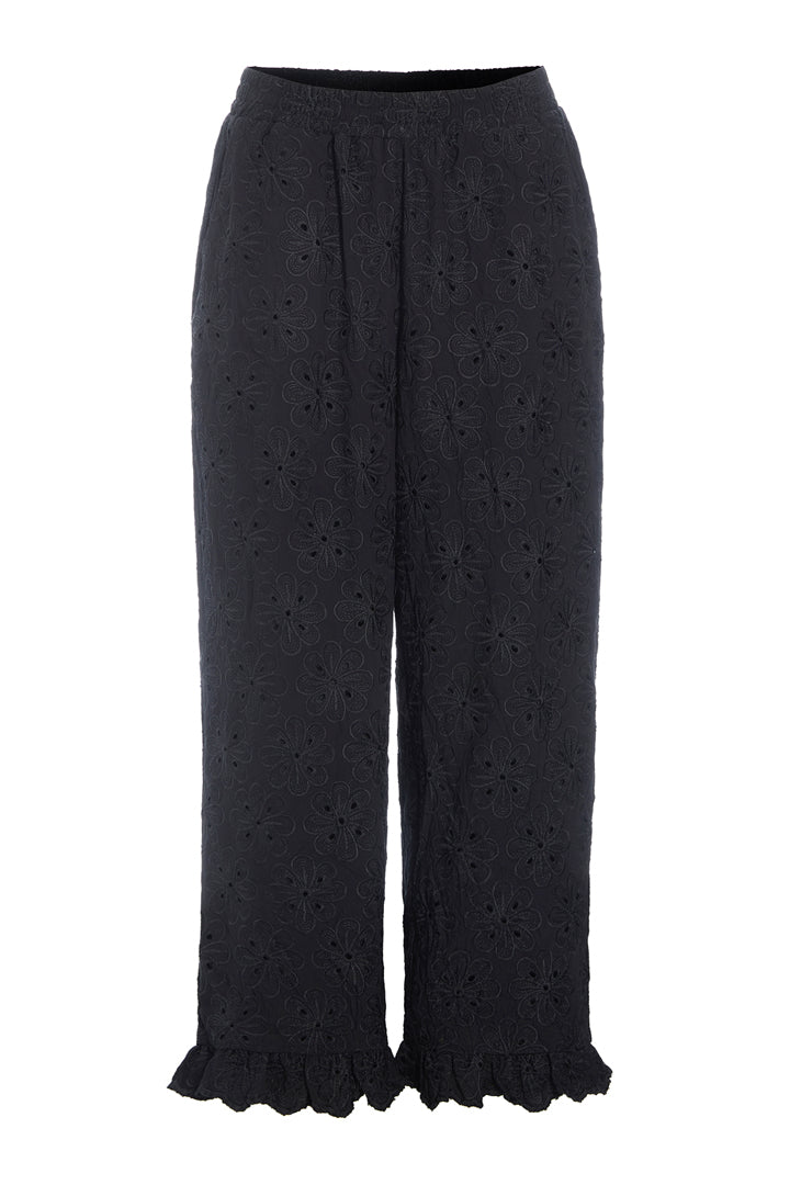 HUNKØN Vanya Trousers Bukser Black