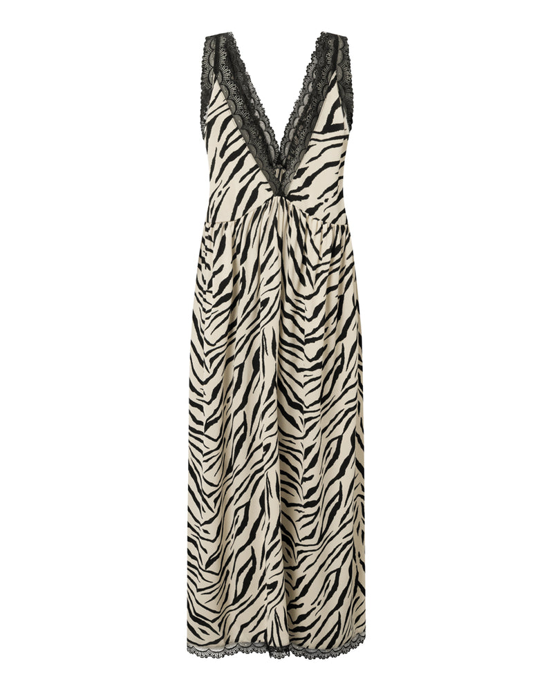 HUNKØN Vavara Dress Kjoler Zebra Striped