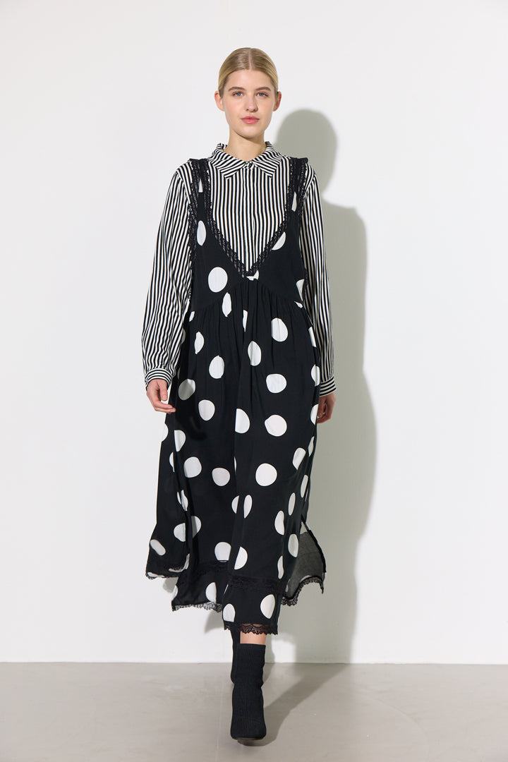 HUNKØN Vicky Dress Kjoler Big Dots