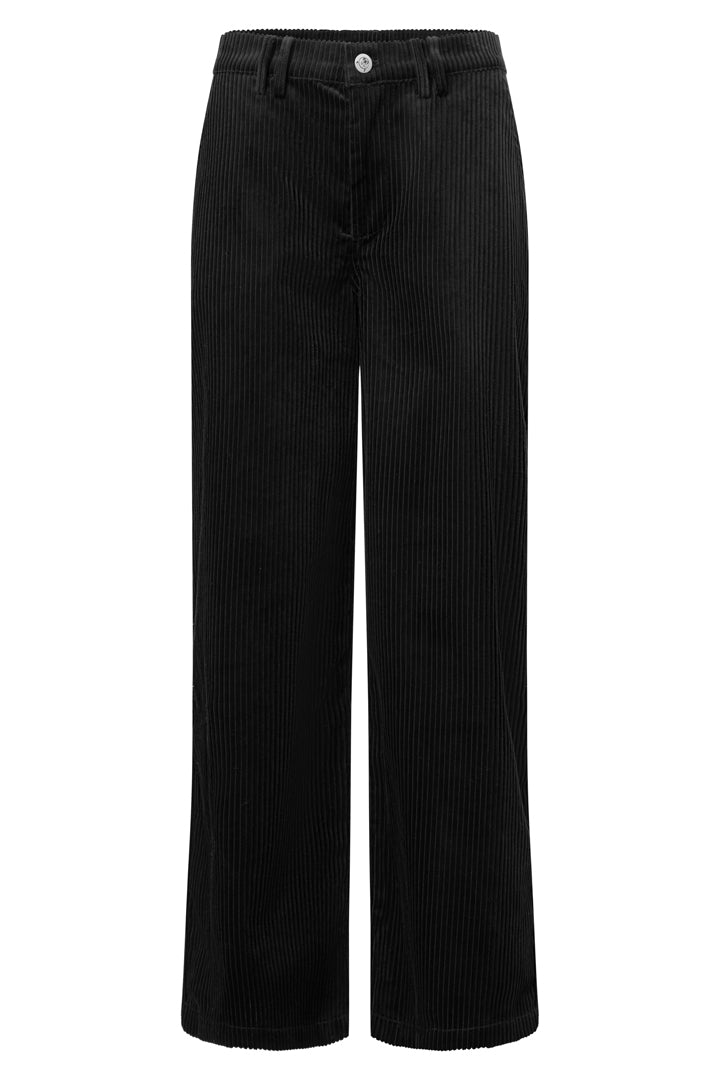 HUNKØN Vilda Trousers Bukser Black