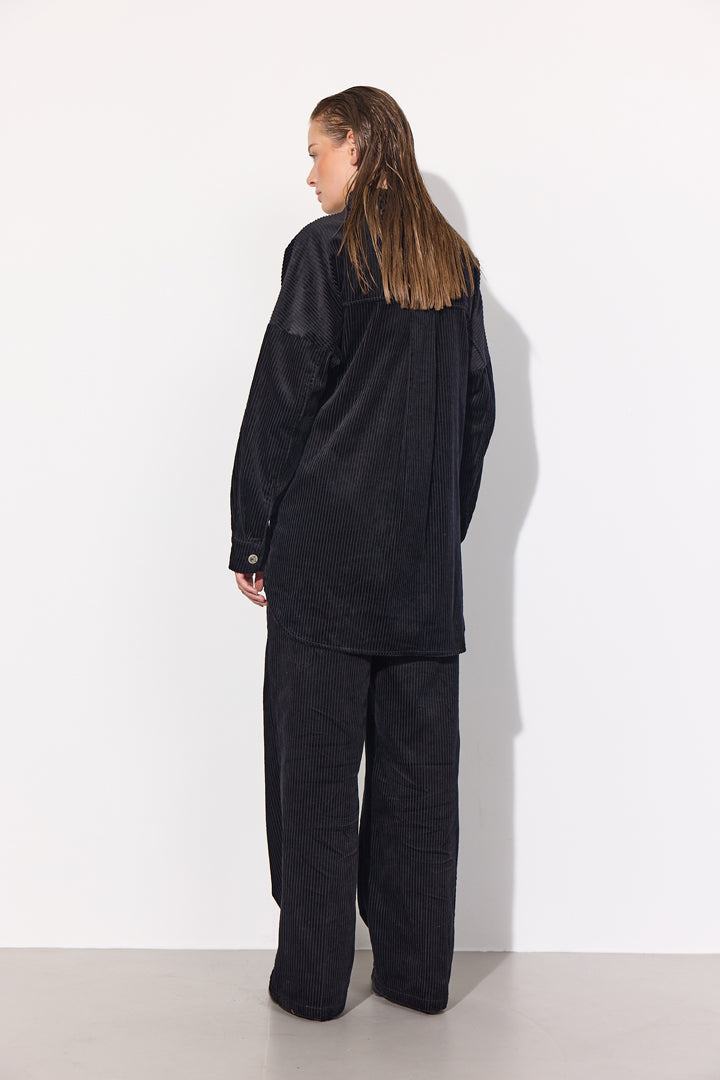 HUNKØN Vilda Trousers Bukser Black