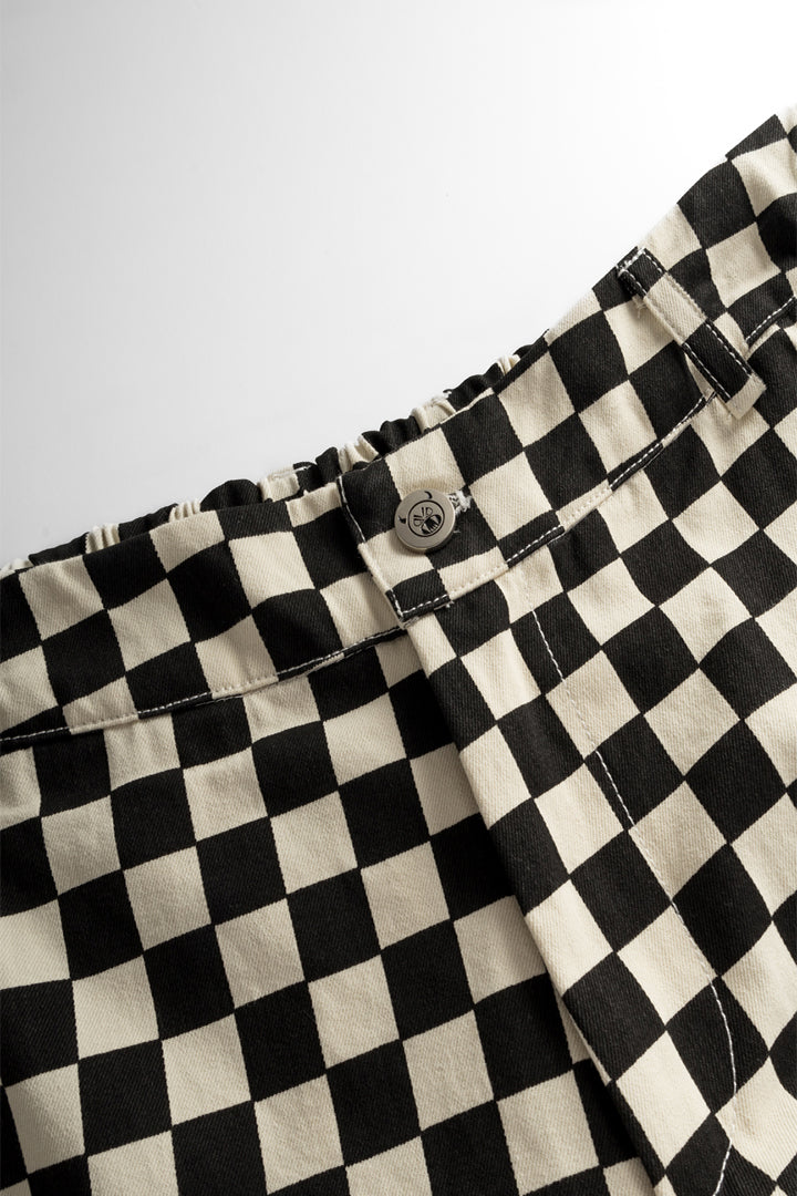 HUNKØN Viper Trousers Bukser Black Checked