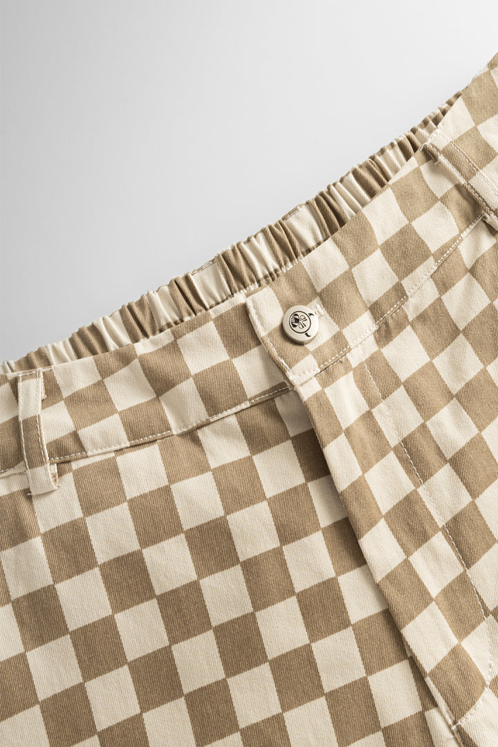 HUNKØN Viper Trousers Bukser Brown Checked