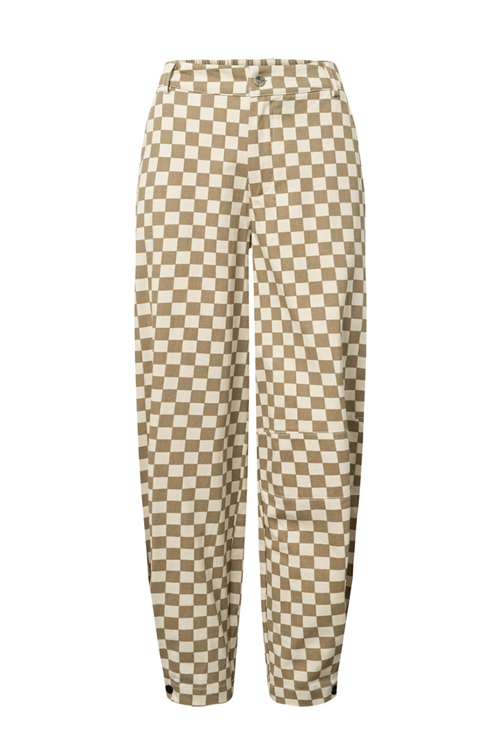 HUNKØN Viper Trousers Bukser Brown Checked