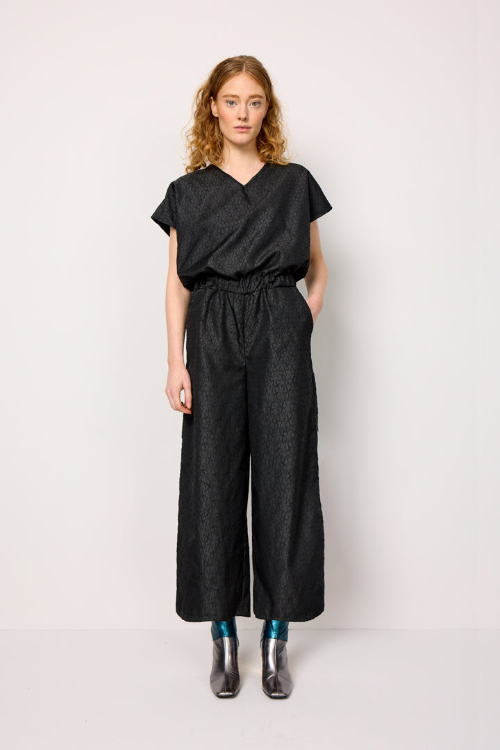 HUNKØN Whitney Jumpsuit Flyverdragter Black