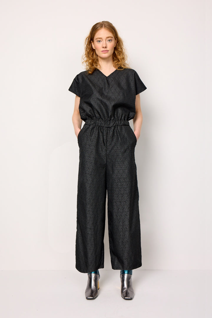 HUNKØN Whitney Jumpsuit Flyverdragter Black