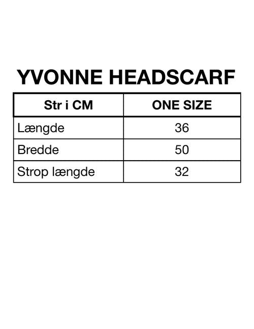 HUNKØN Yvonne Head Scarf Accessories Pink and Blue