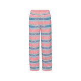 HUNKØN Yvonne Trousers Bukser Pink and Blue