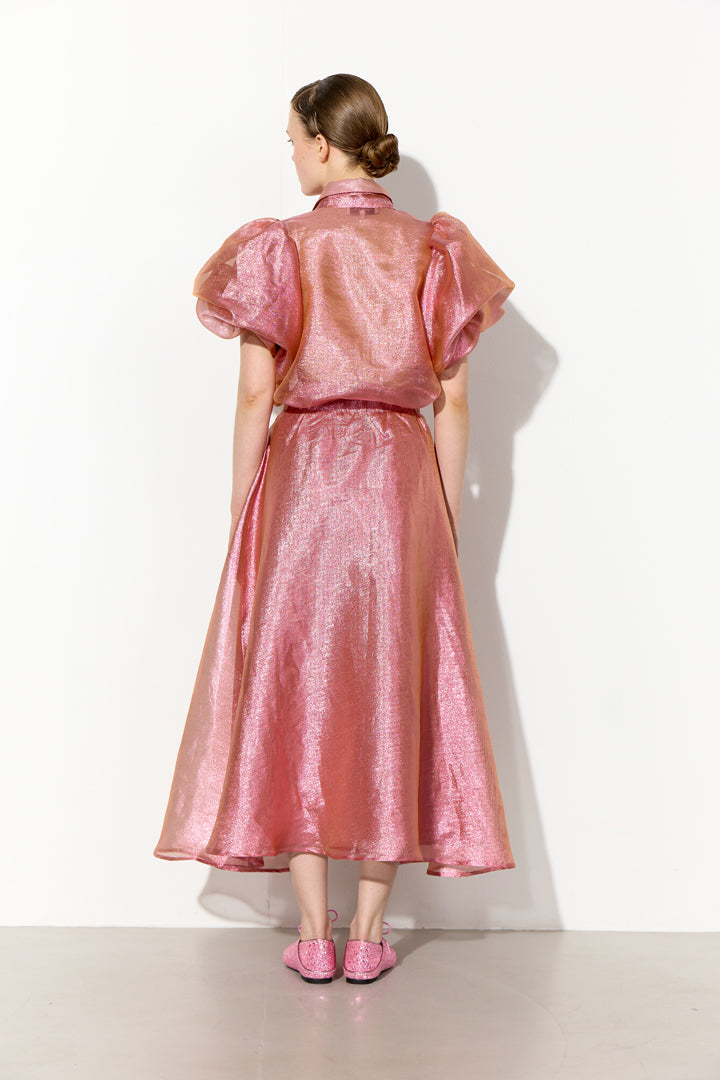 HUNKØN Zinnia Long Skirt Nederdele Dusty Rose