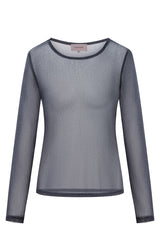 HUNKØN Zion Blouse Bluser Steel Grey