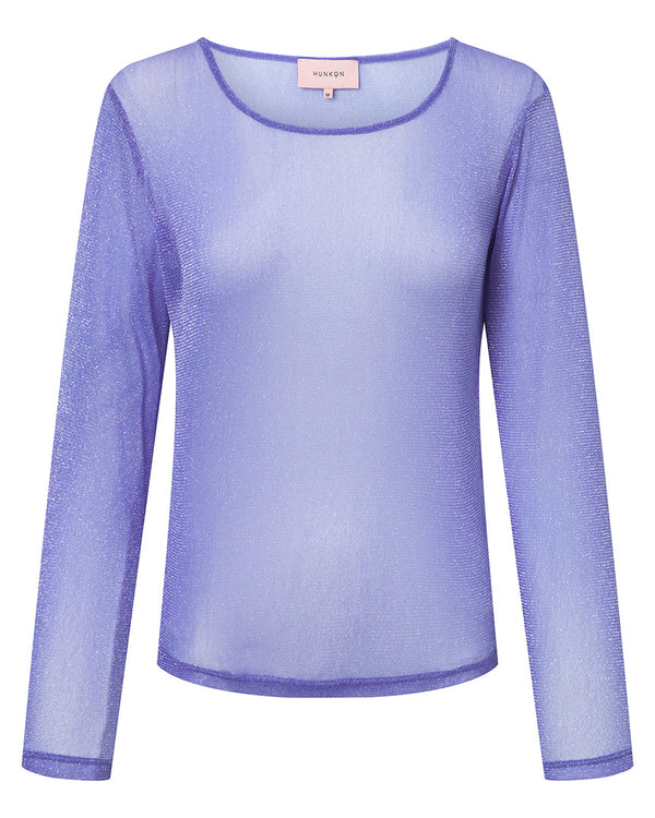 HUNKØN Zion Blouse Bluser Purple