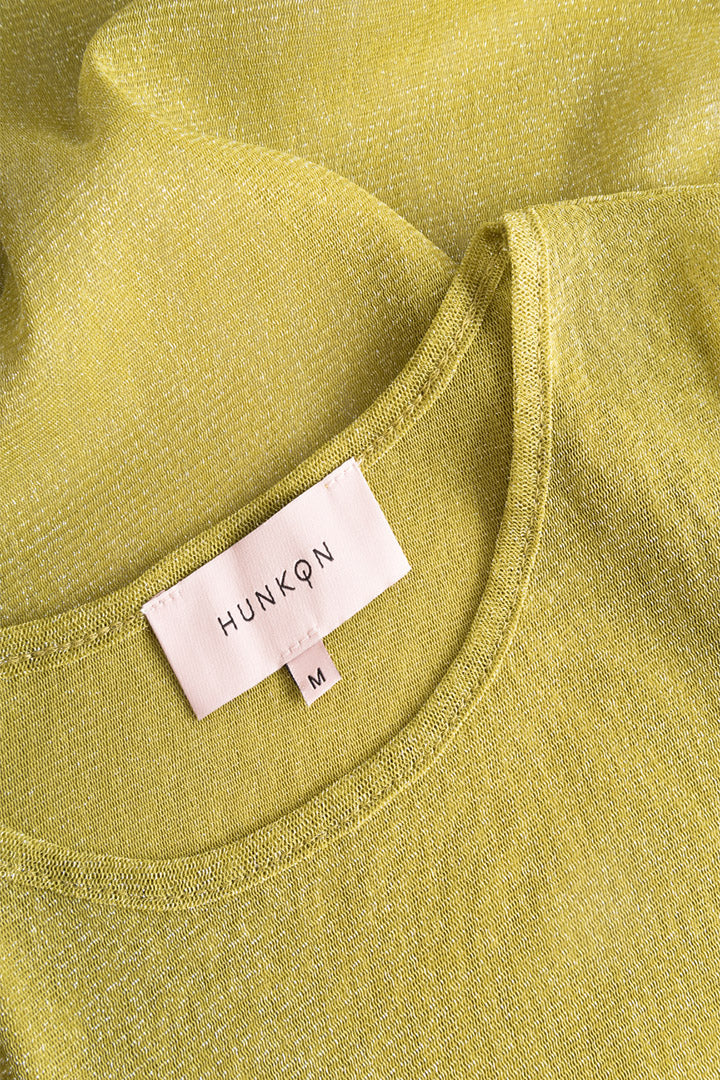 HUNKØN Zion Dress Kjoler Golden lime