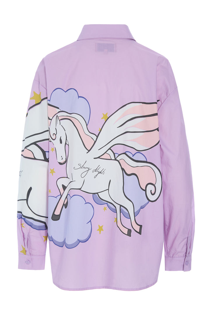 HUNKØN palma Shirt Skjorter Lavender