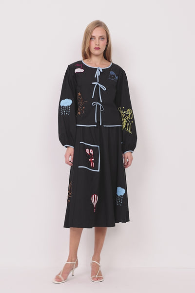 HUNKØN Nicole Shirt Skjorter Black