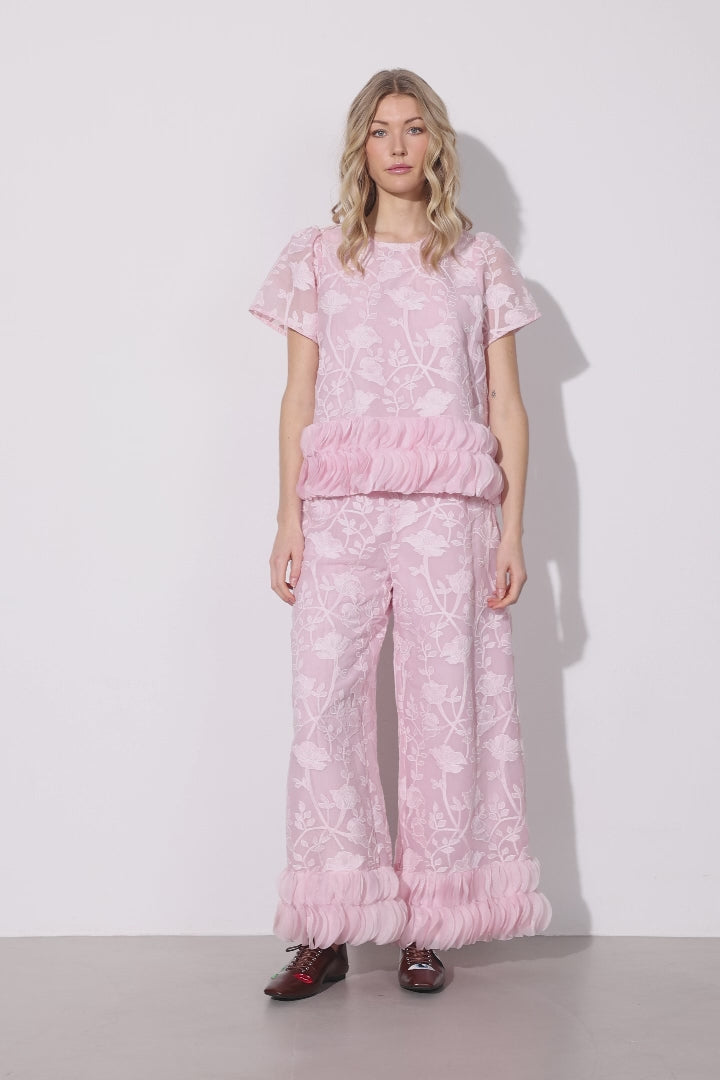 HUNKØN Aiko Blouse Bluser Pink