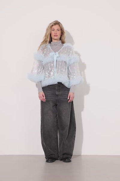 HUNKØN Bridget Shirt Skjorter Soft Blue