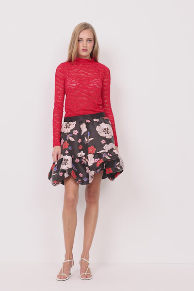 HUNKØN Helle Skirt Nederdele Floral