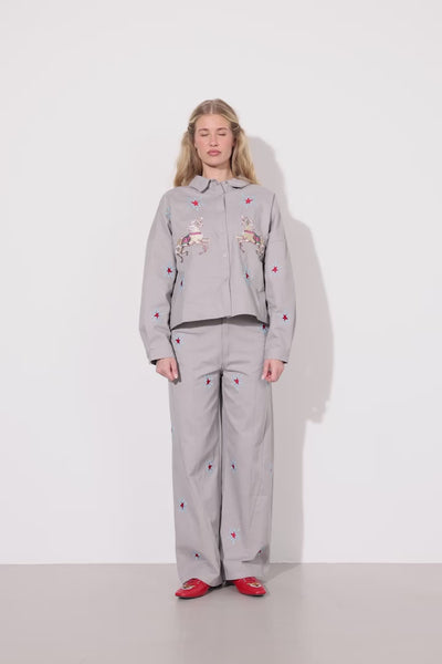 HUNKØN Electra Shirt Skjorter Grey