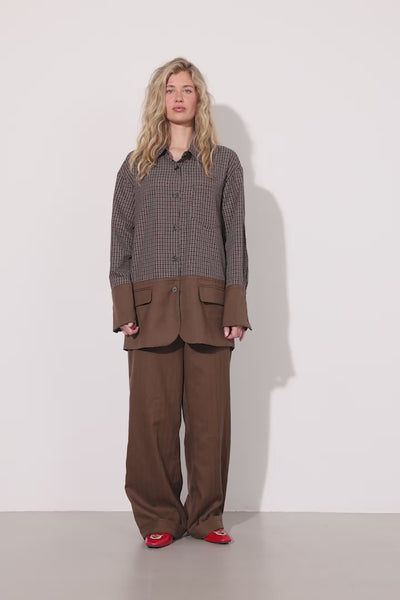 HUNKØN Irena Shirt Skjorter Brown