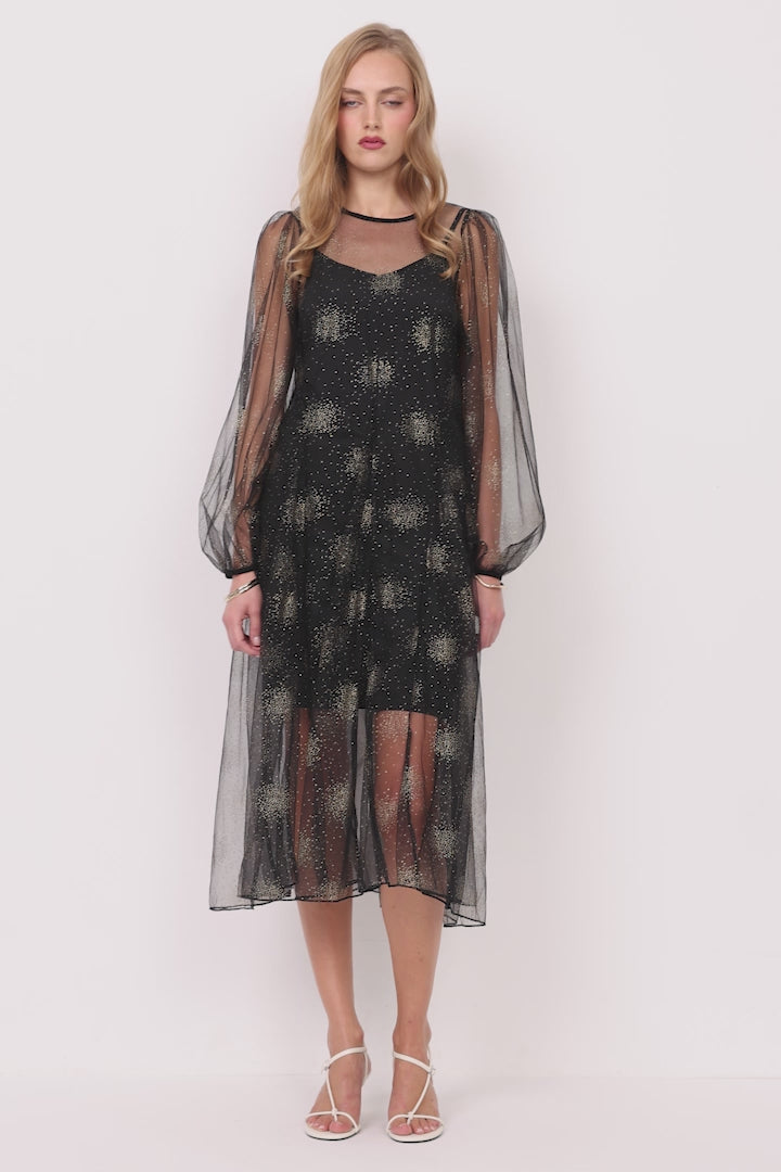 HUNKØN Huxi Dress Kjoler Black