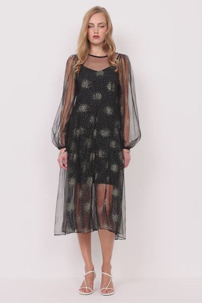 HUNKØN Huxi Dress Kjoler Black