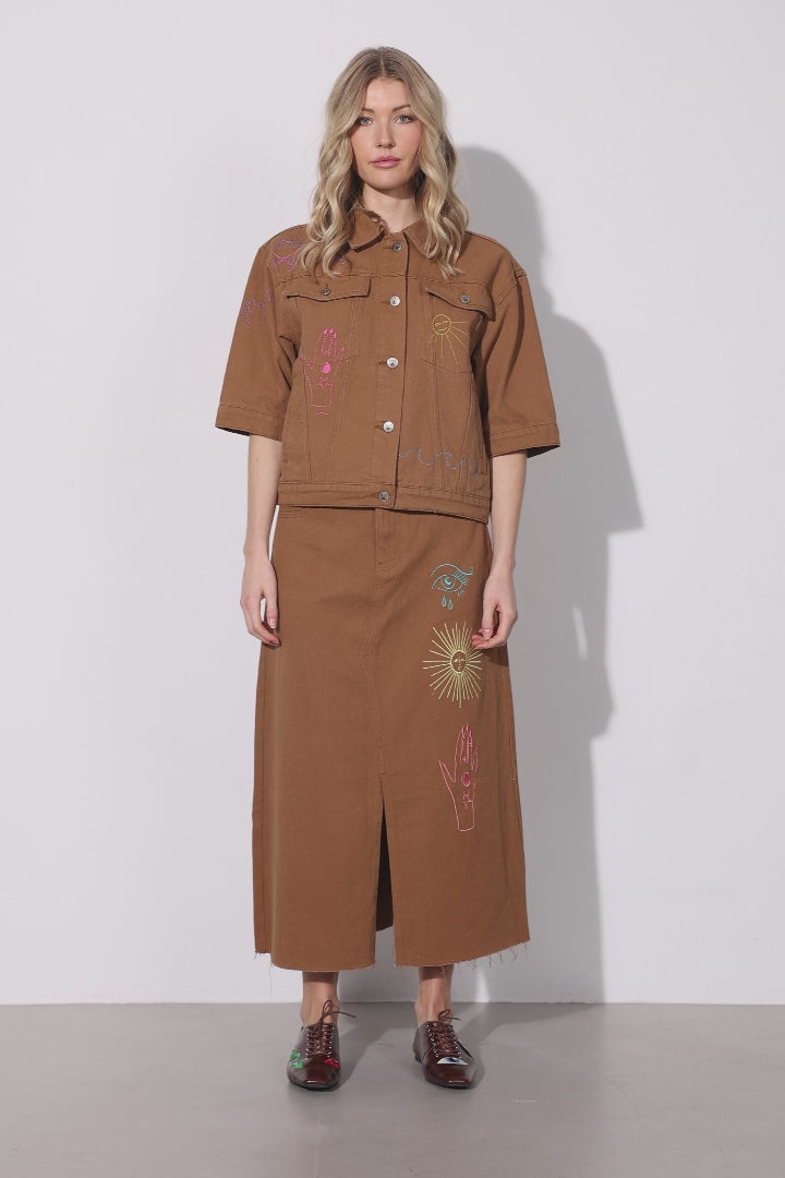 HUNKØN Suki Jacket Jakker Caramel