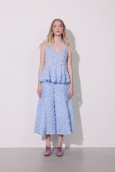 HUNKØN Marianne Trousers Bukser Blue