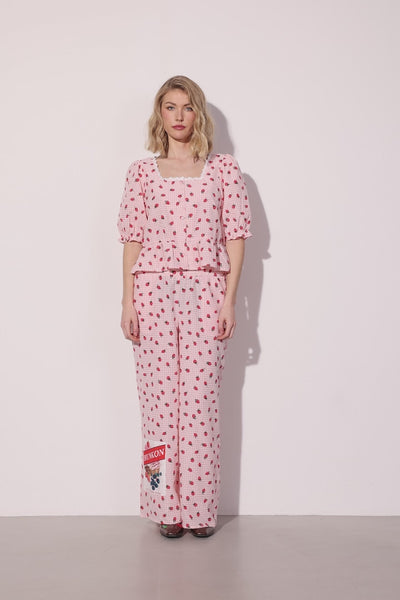 HUNKØN Ruth Trousers Bukser Pink