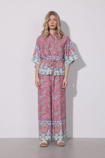 HUNKØN Helene Trousers Bukser Berry