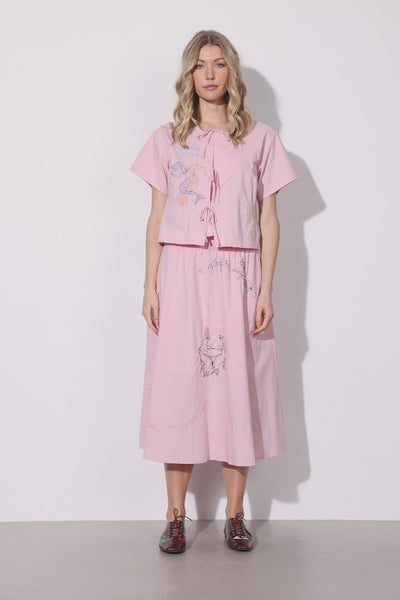 HUNKØN Nima Skirt Nederdele Rose