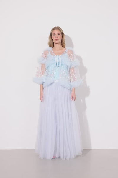 HUNKØN Bridget Shirt Skjorter Soft Blue