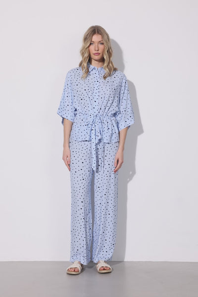 HUNKØN Kris Shirt Skjorter Blue