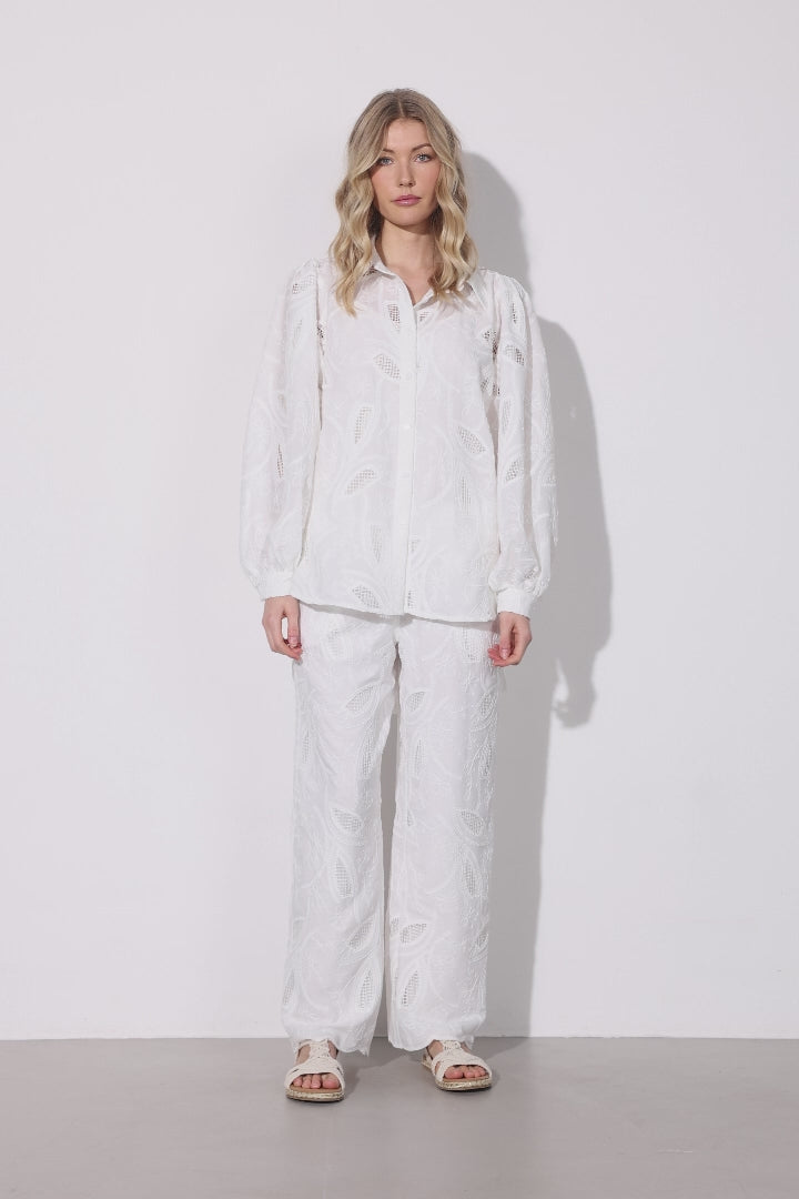 HUNKØN Orla Shirt Skjorter White