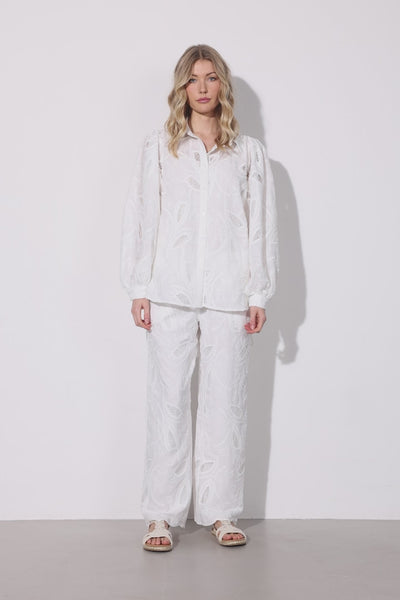 HUNKØN Orla Shirt Skjorter White