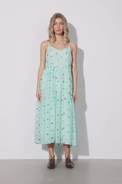 HUNKØN Lucia Strap Dress Kjoler Mint