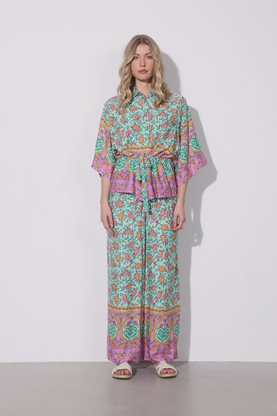 HUNKØN Helene Trousers Bukser Mint