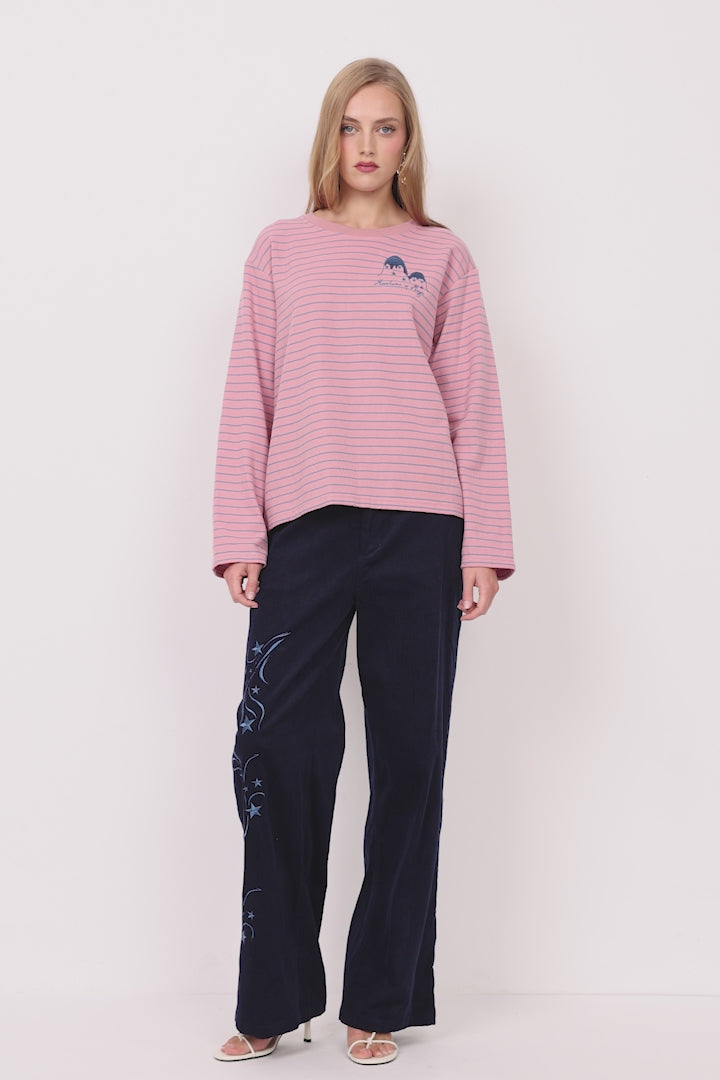 HUNKØN Davy Blouse Bluser Rose